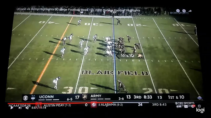 Army Football - Flexbone Reverse 75 yard TD