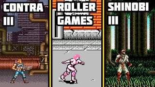 Contra III, RollerGames, Shinobi III - Ретро Стрим Sega Dendy nes PS1 Ностальгия