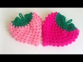 Прихватка "Клубничка" крючком на 8 марта/Tack "Strawberry" crochet for March 8