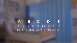 ABCDE Assessment Real time Runthrough