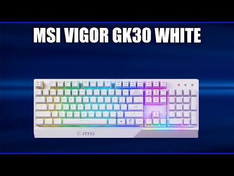 Игровая клавиатура MSI Vigor GK30 WHITE