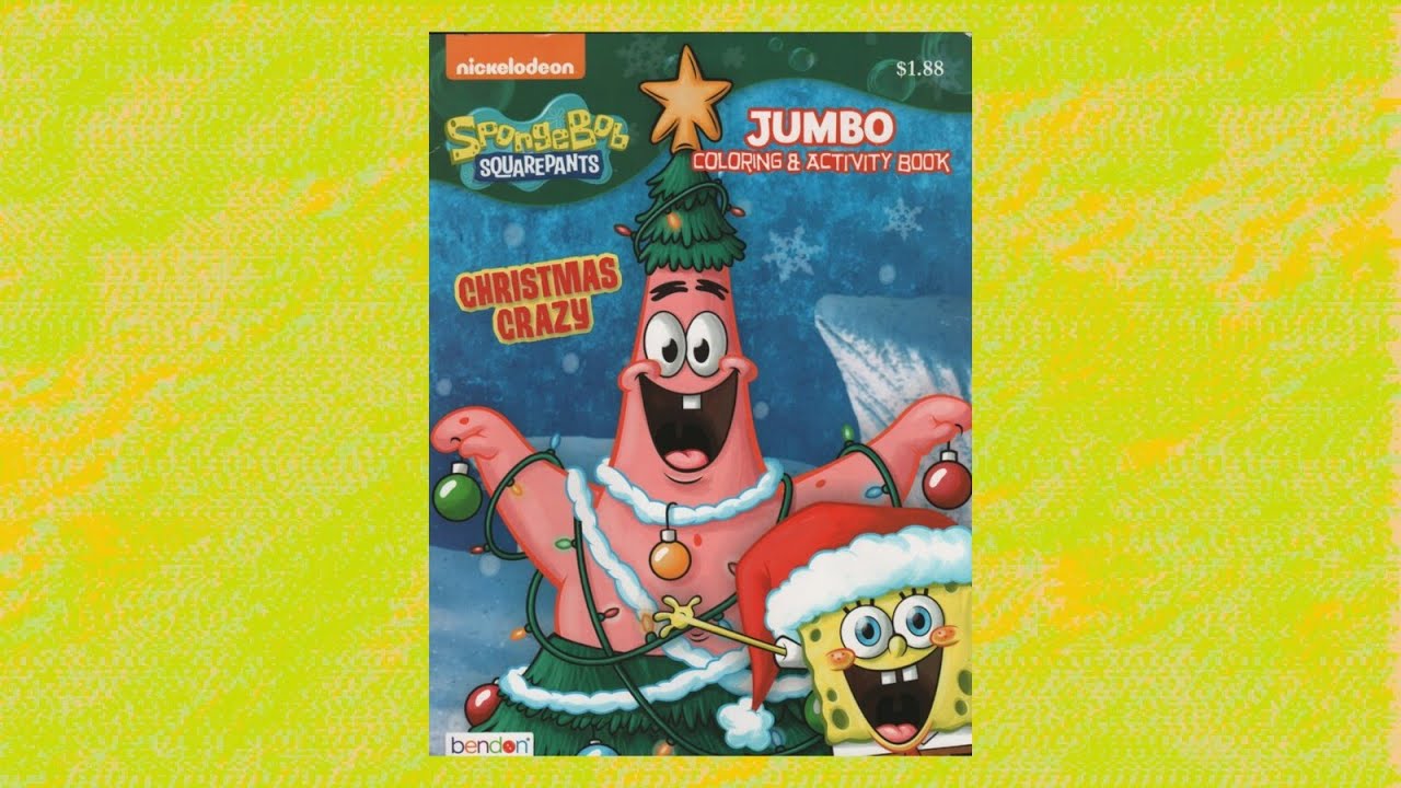 SpongeBob SquarePants Christmas Crazy [Jumbo Coloring & Activity Book