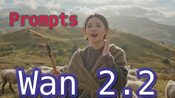 Wan2.2 Prompts | A Shepherdess