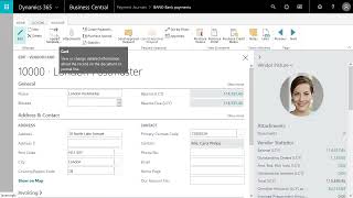 14 - Dynamics 365 Business Central - Suggest vendor payments batch job