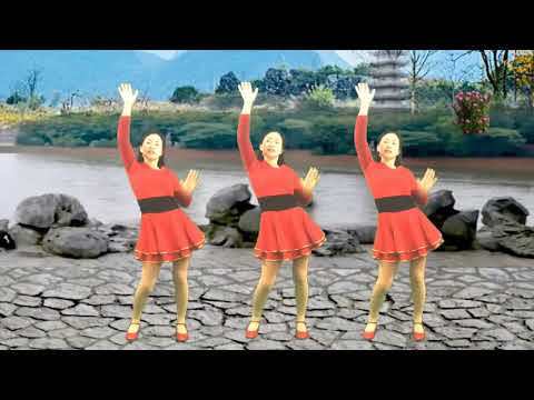红袖金曲广场舞《幸福像花儿》甜蜜在心间 动感节奏 好看易学