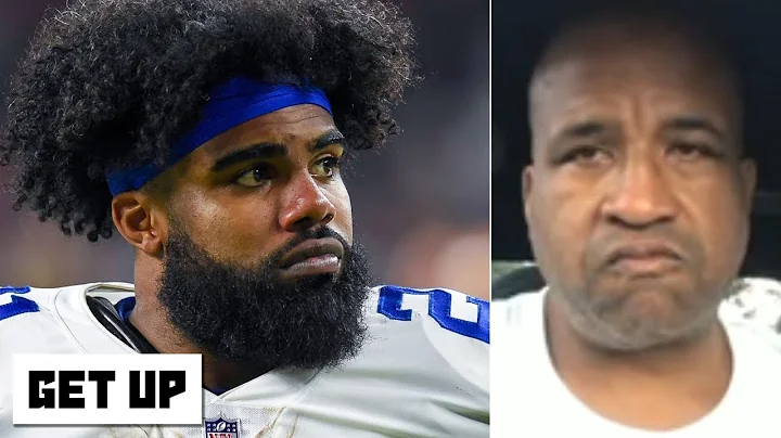Zeke's dad Stacy Elliott gets emotional about new ...