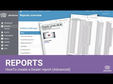 Reports - HowTo Create a Dealer Report (Advanced)