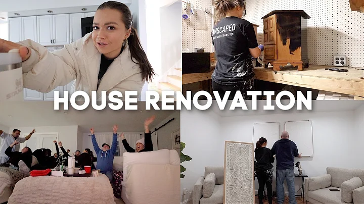 1 HOUR VLOG: home renovations, hanging art in the ...