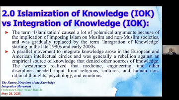 The Future Directions of the Knowledge Integration Movement