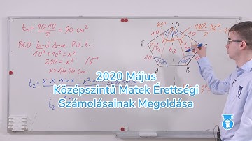 Középszintű matematika érettségi 2020 május feladatok megoldása