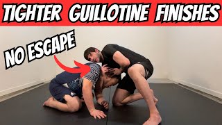Tight Guillotine Choke  Stop Escapes. Get the Finish.
