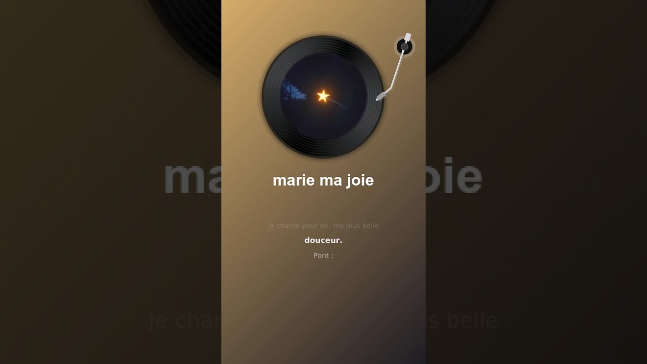 marie ma joie