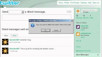 Twitter tweets count bug