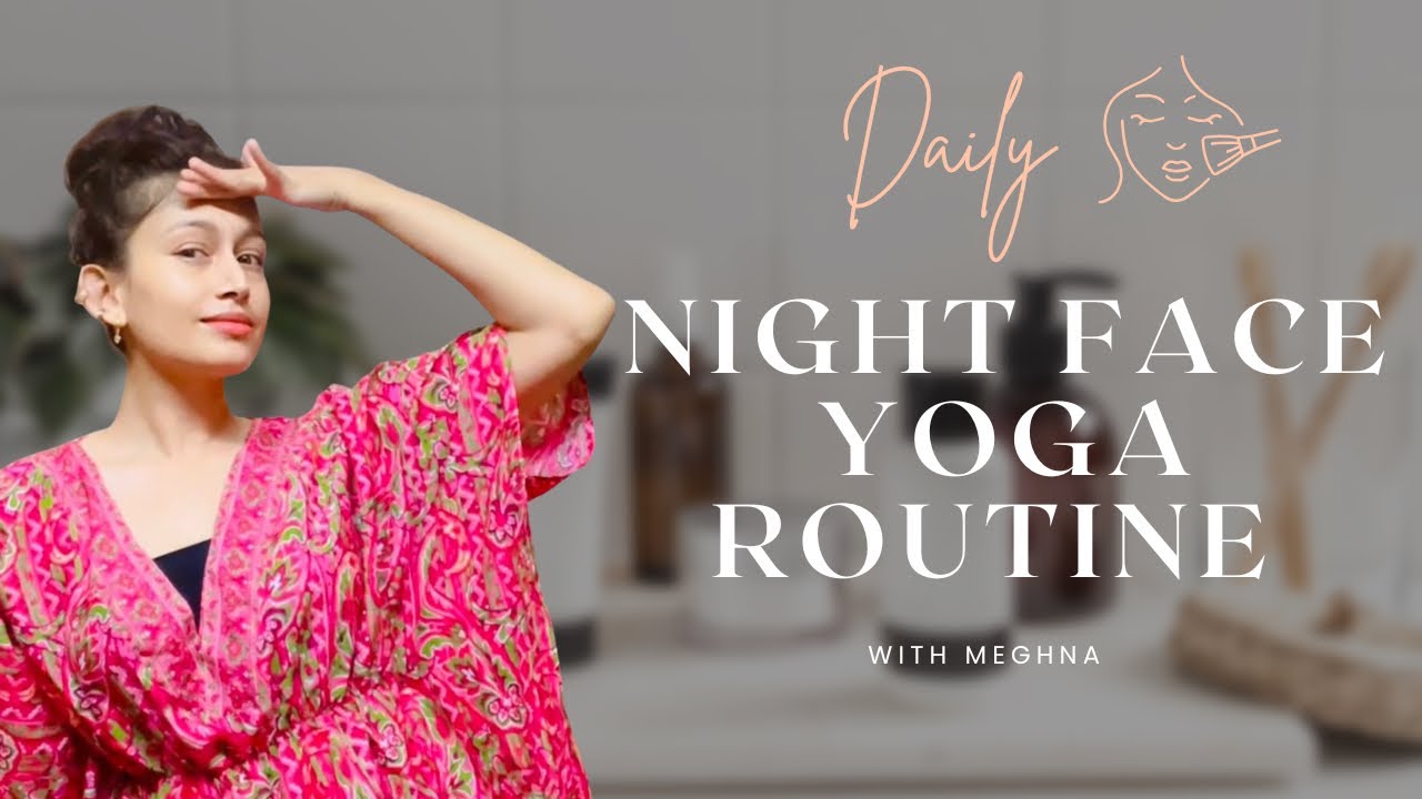 WAKE UP TO GLOWING SKIN WITH THIS Night Face Yoga Routine! - YouTube