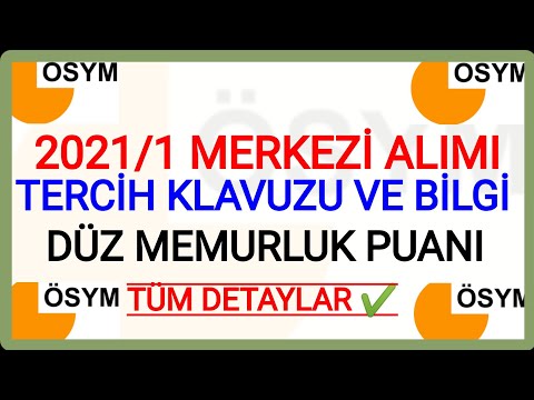 MEMUR ALIMI TERCİHLERİ KAÇ PUANA DÜŞER ? MEMUR ALIMLARI ÖZEL NİTELİK VE KOŞULLARDA DİKKAT!KAÇ PUANLA