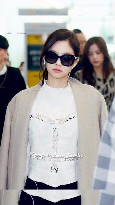 Blackpink Jennie Airport Fashion ||Whatsapp Status