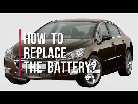 How to replace peugeot 508 battery ( complete guide )