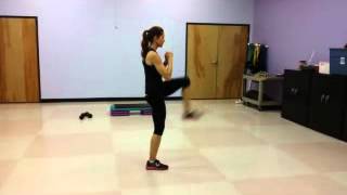 Alternating Squat Kicks