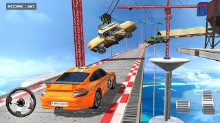 Chạy xe ô tô trên bầu trời vui nhộn | Game Hay | Kiều Hương screenshot 5