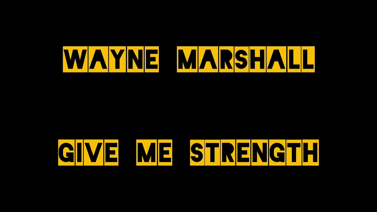 Wayne Marshall - Give me Strength
