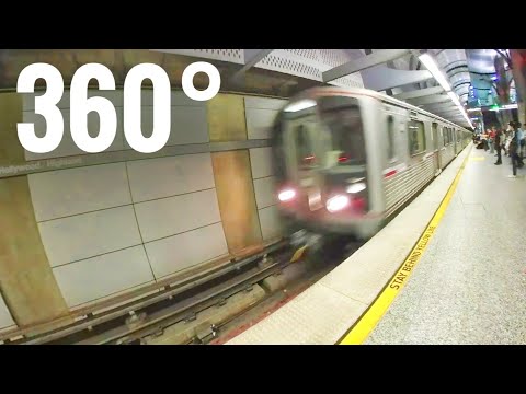 How to Metro 360° video Walk Of Fame Subway Los Angeles Virtual Reality VR Box