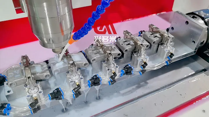 DNC-1003N6 4-Axis CNC Drilling Machine Front Back Top Surfaces Drilling Tapping Aluminium 6 Tools