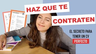 El CV PERFECTO | Cómo hacer un buen Curriculum Vitae screenshot 3