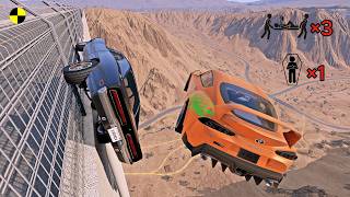 Realistic High-Speed Car Crashes in BeamNG.drive #120 | Ultra Detailed Crash Compilation