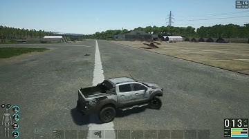 SCUM Shoot someone out of a plane with a pistol.