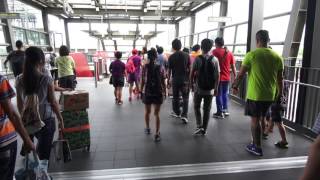 2017.7.22 桃園機場捷運A18高鐵桃園站Taoyuan Metro 轉乘 ...