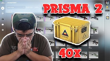 40x CS GO PRISMA 2 CASE OPENING!!! (SPENT ALMOST $200)