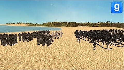 Combine Soldiers VS Xenomorph NPC Battles Garry