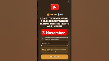 G.O A T Token Goes Viral A 55,000xRally with No Team or Website? | Part 3 o 4  MemeFi #memefi
