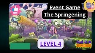 The Springening - Level 4 Goals In Plants Vs Zombies 2 The Sting Of The Springening
