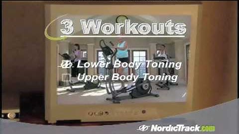 New! Nordic Track ellipticals with SpaceSaver technology!