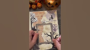 🎃 Create spooky scrapbook memories! Check out these fun Halloween-themed ideas.🕸️#HalloweenCrafts