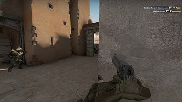 Deagle ace on a laggy CS:GO demo