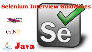 Selenium Interview Guidelines|Automated Testing using Selenium|G C Reddy|