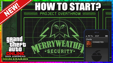How To Start Project Overthrow And The LSA Operations *Mercenaries Summer DLC* GTA 5 Online