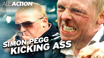 Simon Pegg Kicking Ass | All Action