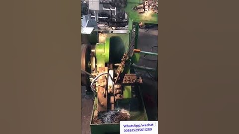 steel screw eye hook making forming machine with threaded