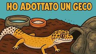 UN NUOVO ARRIVO A CASA HO ADOTTATO UN GECO LEOPARDINO
