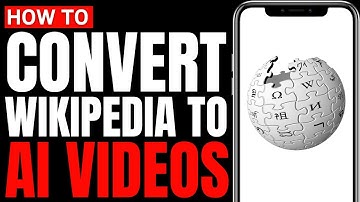 Convert Wikipedia To Youtube Videos (AI VIDEO GENERATOR Tutorial To Create Passive Income)