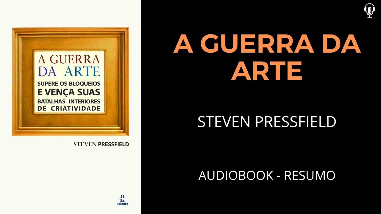 Leitura do livro A guerra da arte, de Steven Pressfield. 