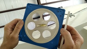 A simple way to set a ground adjustable prop on a warp drive propeller.