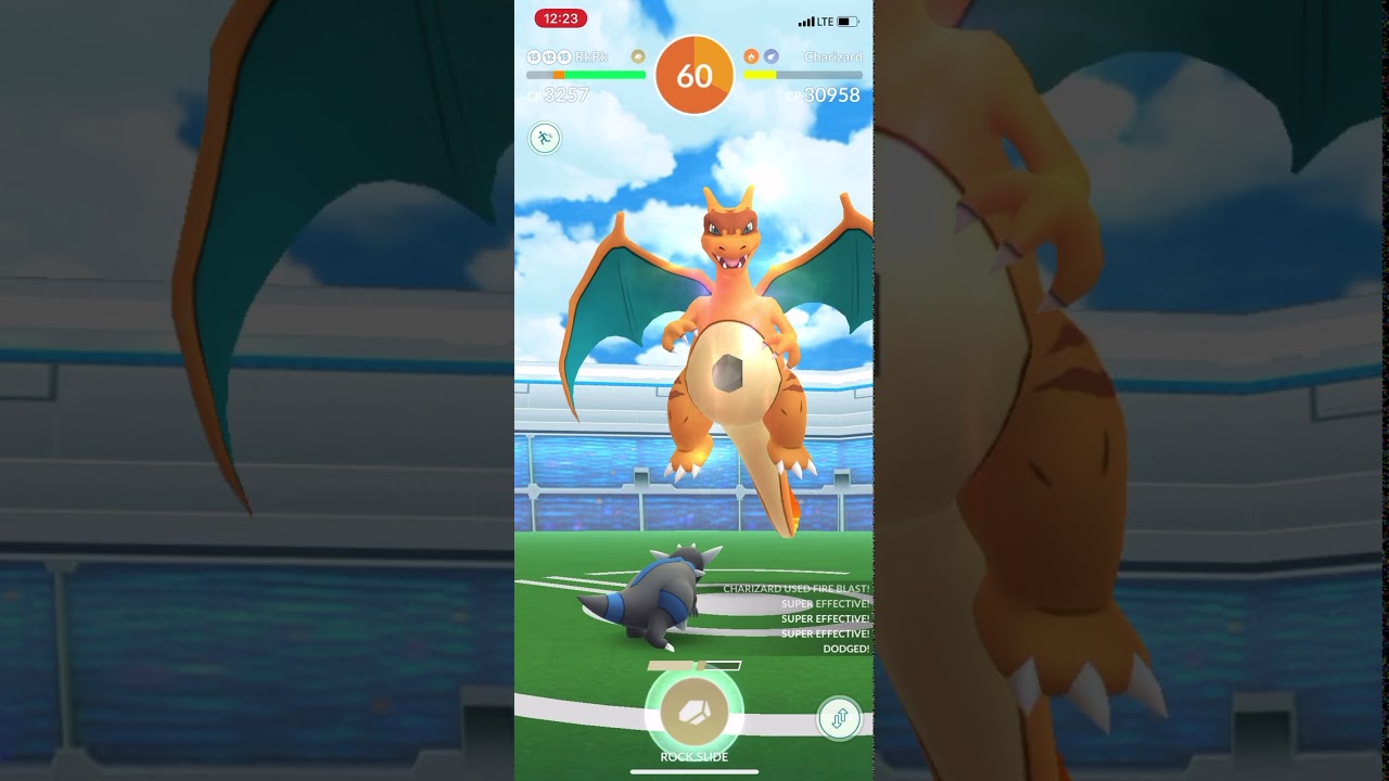 Pokemon Go Charizard Raid Solo