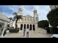 Limassol  cathedral castle old town and old port cyprus