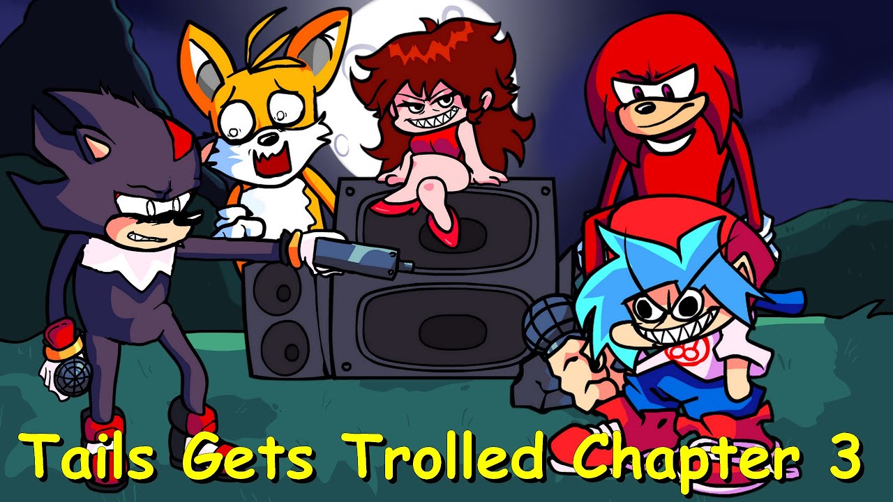 FNF: Tails Gets Trolled V2 FNF mod game play online, pc download