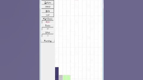 Petris - a Perl/Tk implementation inspired by Tetris