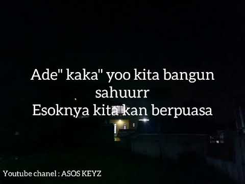 lirik lagu sahur ayo kita sahur